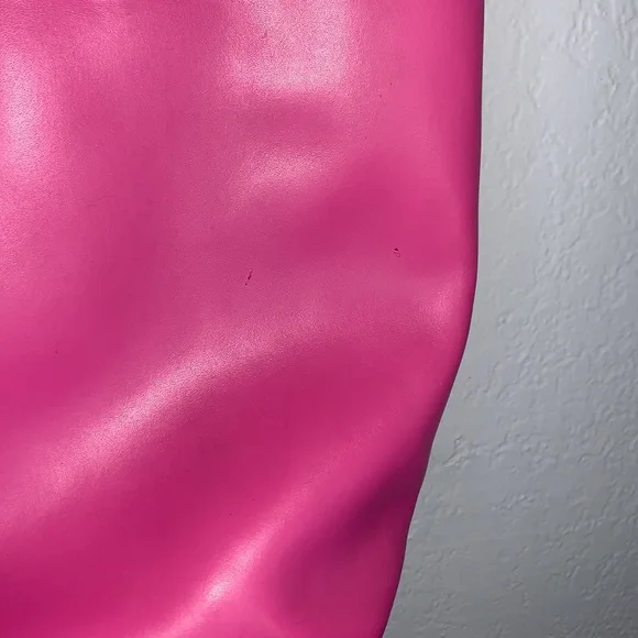 Kate Spade Pink Tote Bag Red Interior Large Shoulder Purse - Picture 6 of 16